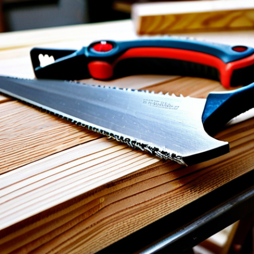 Choosing the Right Saw - Hand Saw Detail**

A close-up shot of a hand saw cutting a piece of wood. Focus on the blade and the wood grain. The wood should be a light, natural color. In the background, a workbench with various tools slightly out of focus. Capture the craftsmanship and detail involved.

*   **Style:** Realistic, detailed
*   **Keywords:** Hand saw, woodworking, craftsmanship, detail, wood grain, workbench, tools, natural light
*   **Aspect Ratio:** 3:2

**