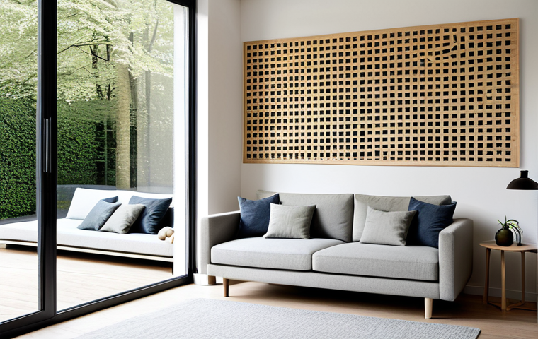 Modern Dutch Interior with CNC-Cut Wooden Wall Art**

"A bright, modern living room in a Dutch home, featuring minimalist furniture and large windows overlooking a garden. On one wall hangs a piece of intricate, geometric wall art made from light-colored wood (birch or light oak), clearly created with a CNC machine. The design is inspired by traditional Dutch patterns but with a contemporary twist. The room has warm, inviting lighting. Safe for work, appropriate content, fully clothed (people are optional, but if present, they should be dressed casually and comfortably), professional, modest, family-friendly, perfect anatomy, correct proportions, natural pose, well-formed hands, proper finger count, natural body proportions."

**